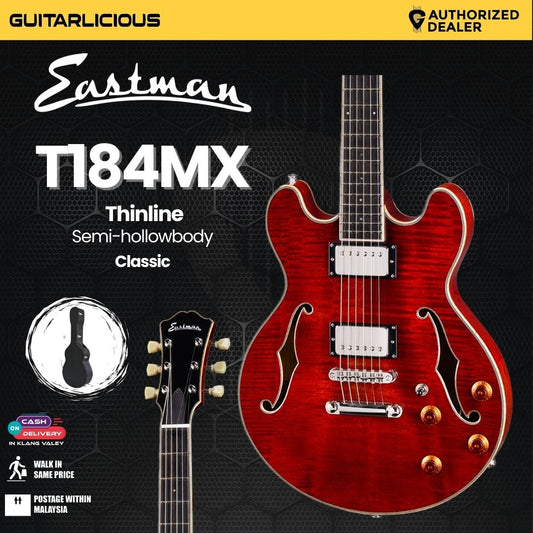 Eastman Guitars T184MX-GB Thinline Semi-hollowbody Electric Guitar - Classic (PRE-ORDER)