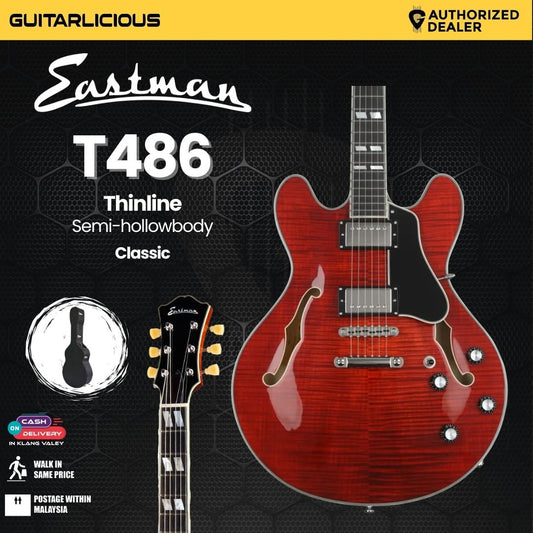 Eastman Guitars T486 Thinline Semi-hollowbody Electric Guitar - Classic (PRE-ORDER)