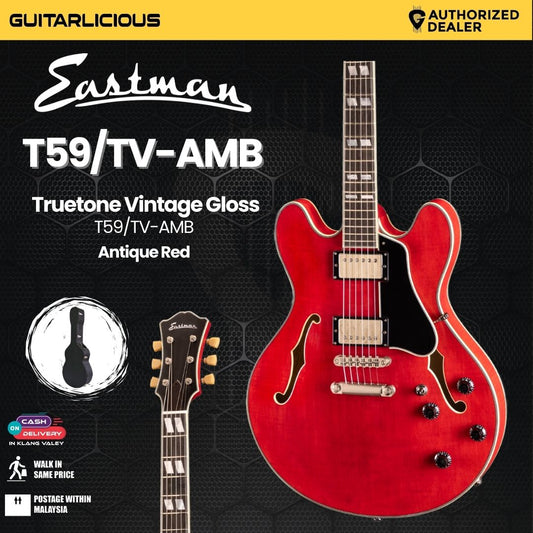 Eastman Truetone Vintage Gloss T59/TV-AMB - Red (PRE-ORDER)
