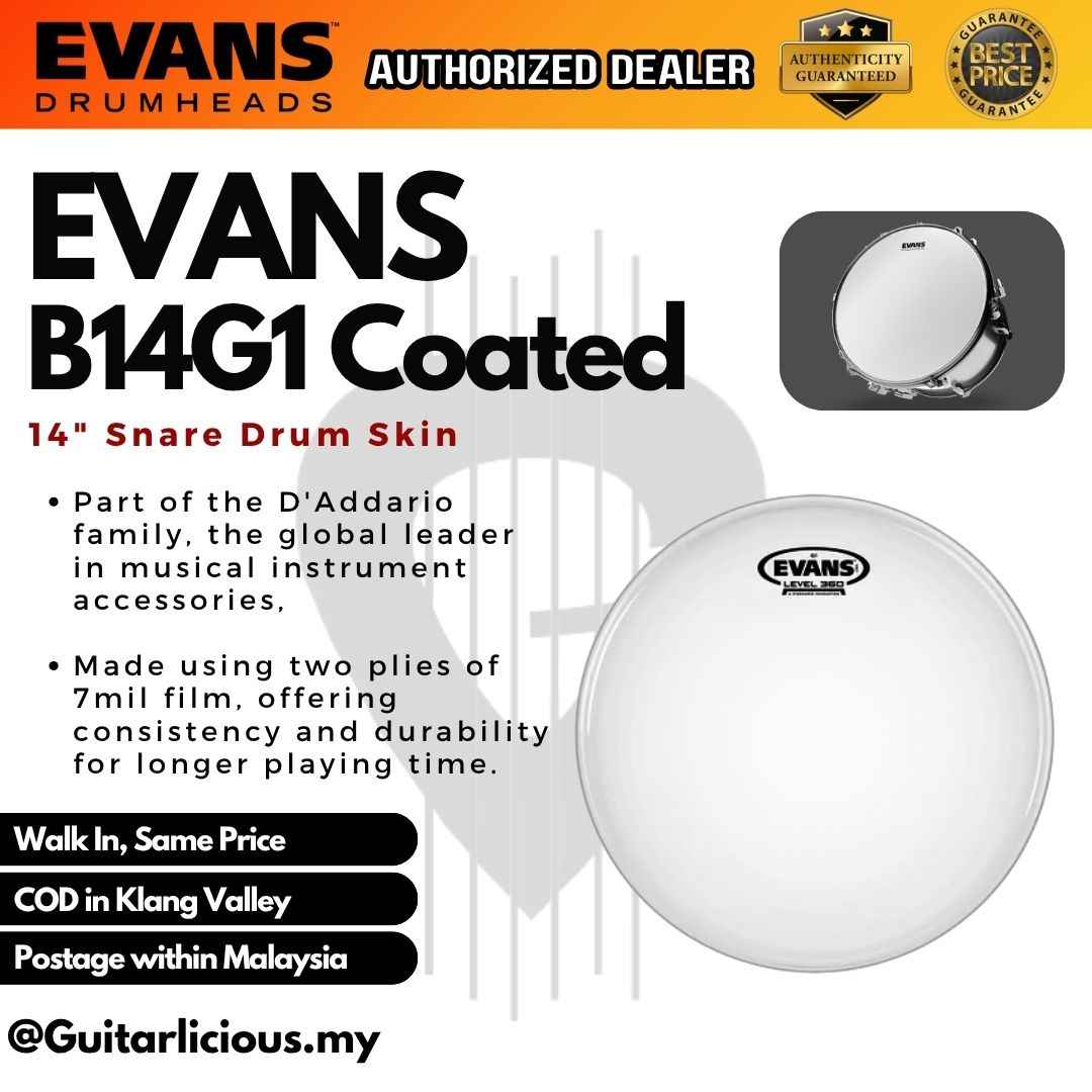 Evans B14G1 Coated 14" Snare Drum Skin