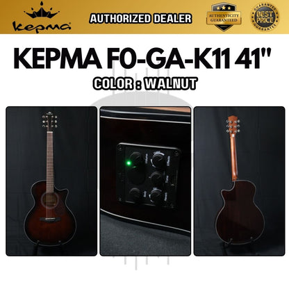 Kepma F0-GAe Elite Series 41” Solid Top Grand Auditorium Acoustic Guitar with AcoustiFex® K-11 Pickup ( F0GAe / F0-GA )