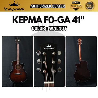 Kepma F0-GA Elite Series 41 inch Solid Top Grand Auditorium Acoustic Guitar ( F0 GA / F0GA )