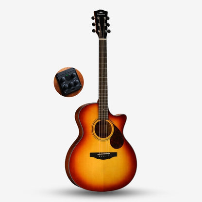 Kepma F0-GAe Elite Series 41” Solid Top Grand Auditorium Acoustic Guitar with AcoustiFex® K-11 Pickup ( F0GAe / F0-GA )