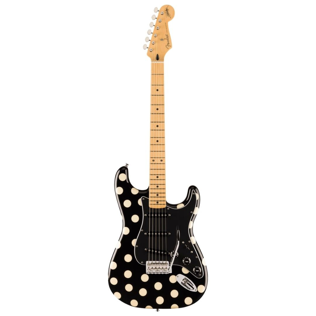 Fender Artist Buddy Guy Stratocaster Guitar, Maple Neck, Polka Dot Finish, w/Gigbag