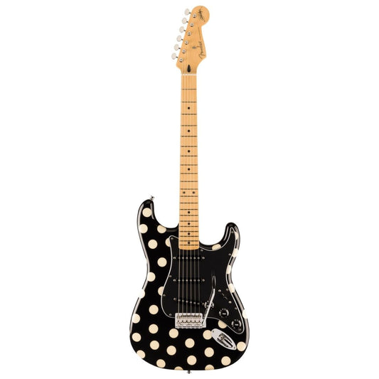 Fender Artist Buddy Guy Stratocaster Guitar, Maple Neck, Polka Dot Finish, w/Gigbag