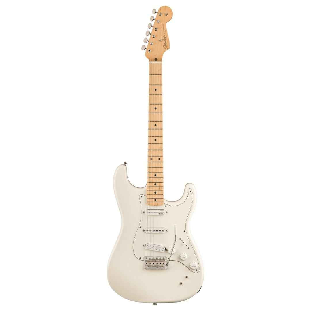 Fender Ed O'Brien EOB Sustainer Stratocaster Electric Guitar, Maple FB, Olympic White