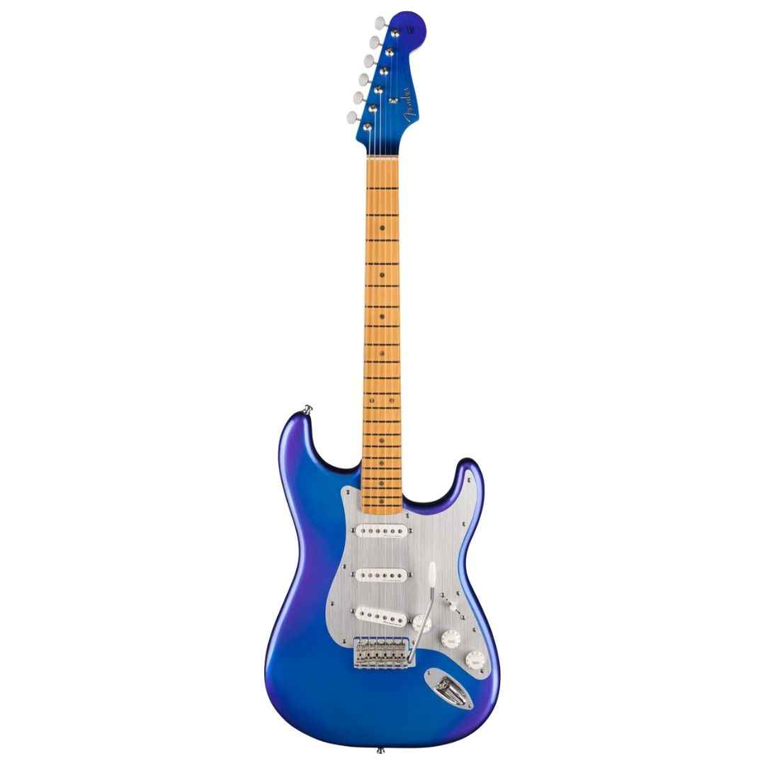 Fender Limited Edition H.E.R. Stratocaster Electric Guitar, Maple FB, Blue Marlin
