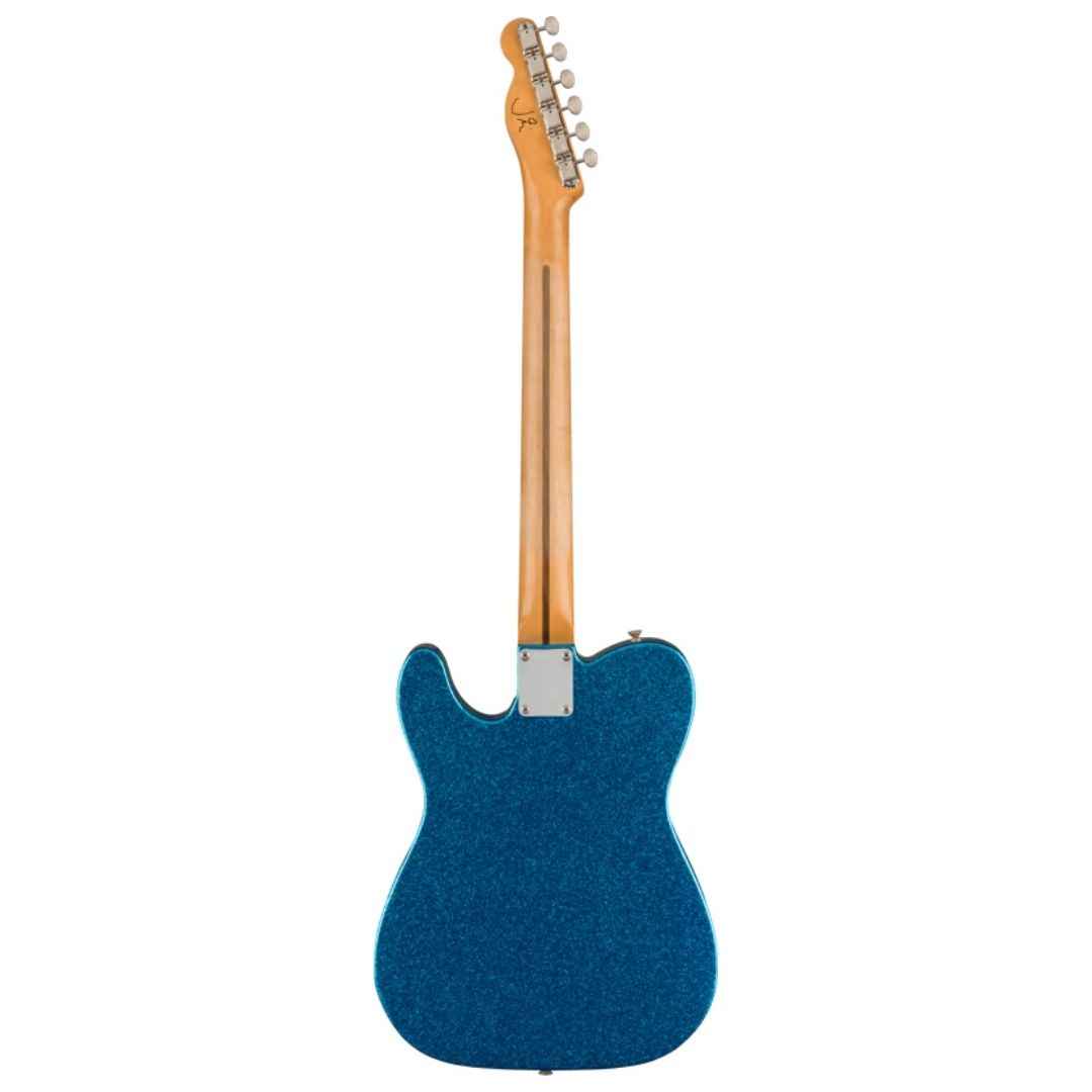 Fender J Mascis Telecaster Electric Guitar, Maple FB, Sparkle Blue