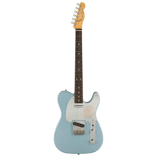 Fender Chrissie Hynde Telecaster Electric Guitar, RW FB, Ice Blue Metallic