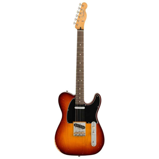 Fender Jason Isbell Custom Telecaster Electric Guitar, RW FB, 3-Colour Chocolate Burst