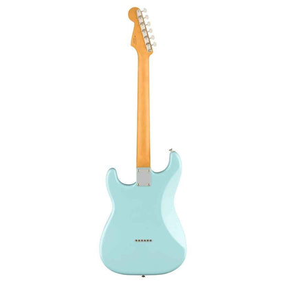 Fender Noventa Stratocaster Electric Guitar, Maple FB, Daphne Blue
