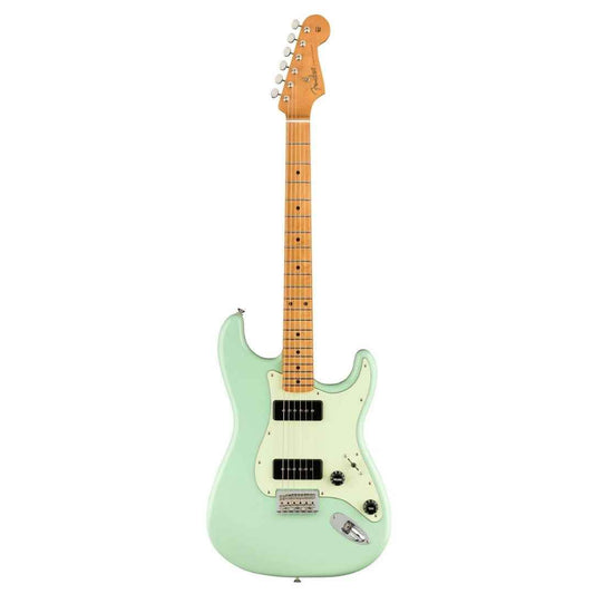 Fender Noventa Stratocaster Electric Guitar, Maple FB, Surf Green