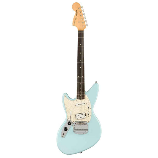 Fender Kurt Cobain Jag-Stang Left-handed Electric Guitar, RW FB, Sonic Blue