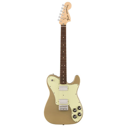 Fender Chris Shiflett Telecaster Deluxe Electric Guitar w/Case, RW FB, Shoreline Gold