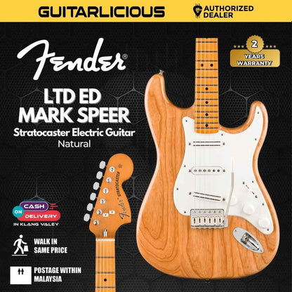 Fender Limited Edition Mark Speer Stratocaster Electric Guitar, Maple FB, Natural