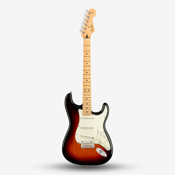 FENDER Player Single-Coil (SSS) Pick Up with Tremolo Stratocaster Electric Guitar, Maple FB, 3-Tone Sunburst- Website Clearance