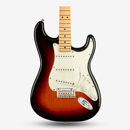 FENDER Player Single-Coil (SSS) Pick Up with Tremolo Stratocaster Electric Guitar, Maple FB, 3-Tone Sunburst