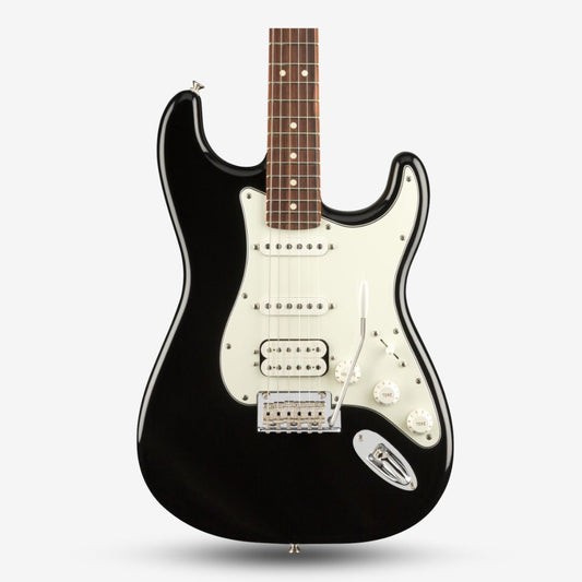 FENDER Player HSS Stratocaster Electric Guitar, Pau Ferro FB, Black