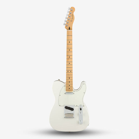 FENDER Player Single-Coil Pick Up Telecaster Electric Guitar, Maple Fretboard , Polar White