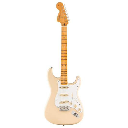Fender Jimi Hendrix Stratocaster Electric Guitar, Maple FB, Olympic White