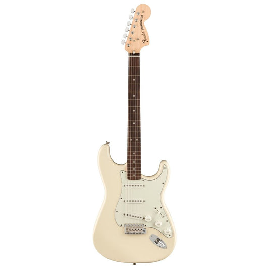 Fender Albert Hammond Jr Signature Stratocaster Electric Guitar, Rosewood FB, Olympic White