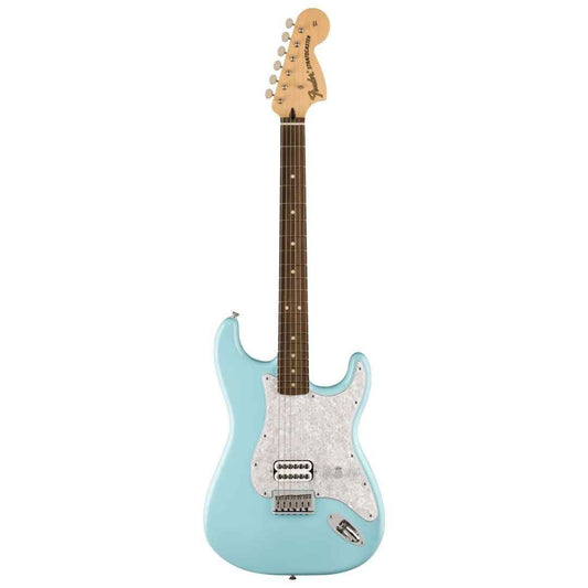Fender Limited Edition Tom DeLonge Stratocaster Electric Guitar, RW FB, Daphne Blue