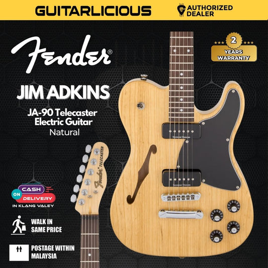 Fender Jim Adkins JA-90 Telecaster Electric Guitar, Natural