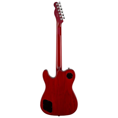 Fender Jim Adkins JA-90 Telecaster Electric Guitar, Laurel FB, Crimson Red Transparent
