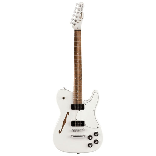 Fender Jim Adkins JA-90 Telecaster Thinline Electric Guitar, Maple FB, Laurel White