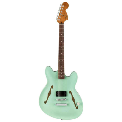 Fender Tom DeLonge Starcaster Electric Guitar, RW FB, Surf Green (Made in Indonesia)