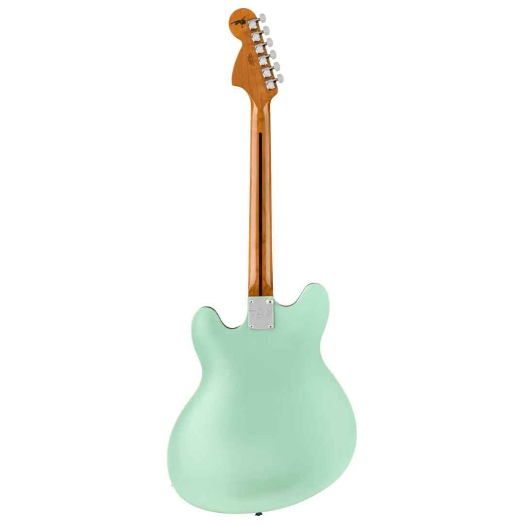 Fender Tom DeLonge Starcaster Electric Guitar, RW FB, Surf Green (Made in Indonesia)
