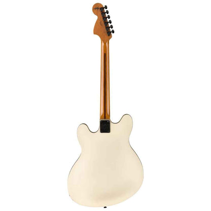 Fender Tom DeLonge Starcaster Electric Guitar, RW FB, Olympic White (Made in Indonesia)