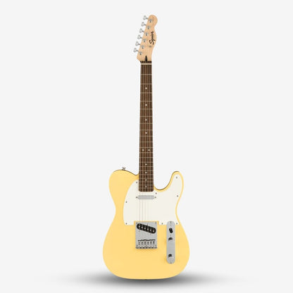 Squier by Fender FSR Bullet Single Coil Telecaster Electric Guitar for Beginner, Laurel FB, Vintage White