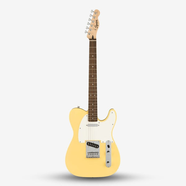 Squier by Fender FSR Bullet Single Coil Telecaster Electric Guitar for Beginner, Laurel FB, Vintage White- Website Clearance