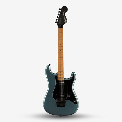 FENDER Squier Contemporary Stratocaster HH Floyd Rose Electric Guitar, Roasted Maple FB, Gunmetal Metallic