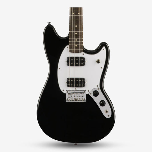 FENDER Squier Bullet Mustang HH Electric Guitar, Laurel FB, Black