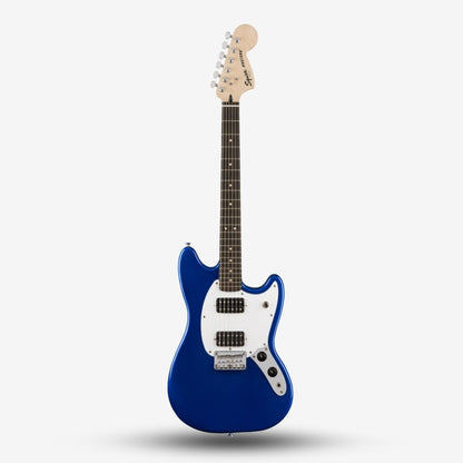 FENDER Squier Bullet Mustang HH Electric Guitar, Laurel FB, Imperial Blue