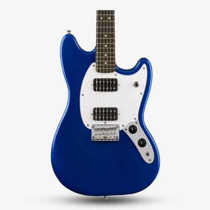 FENDER Squier Bullet Mustang HH Electric Guitar, Laurel FB, Imperial Blue