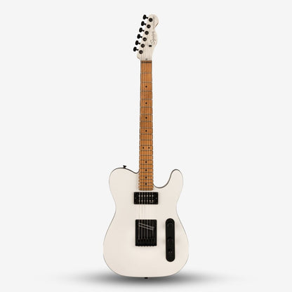 FENDER Squier Contemporary Telecaster Electric Guitar, Roasted Maple FB, Pearl White