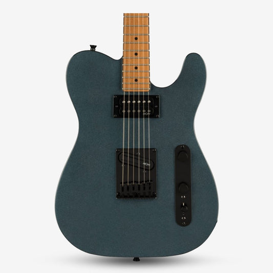 FENDER Squier Contemporary Telecaster Electric Guitar, Roasted Maple FB, Gunmetal Metallic