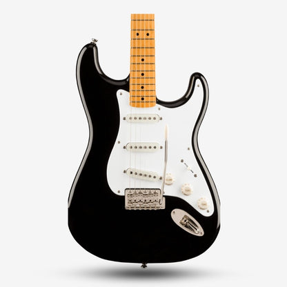 FENDER Squier Classic Vibe 50s Stratocaster (SSS) Electric Guitar wIth Tremolo, Maple FB, BLACK