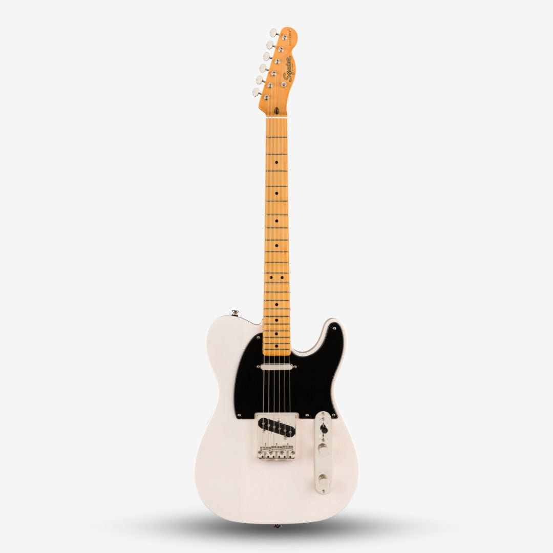 Squire Classic Vibe ‘50s Telecaster Squier Classic Vibe 50s Tele Electric Guitar, Maple FB - White