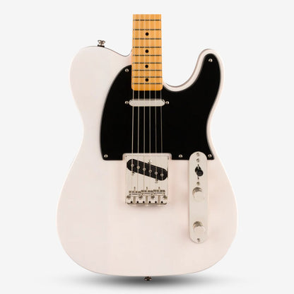 Squier Classic Vibe 50s Telecaster Electric Guitar, Maple FB - White Blonde ( CV50s / TELE )