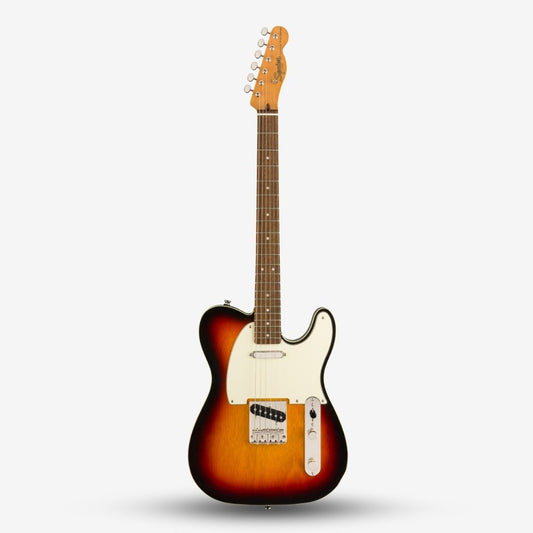 FENDER Squier Classic Vibe 60s Custom Telecaster Electric Guitar, Laurel FB, 3-Tone Sunburst