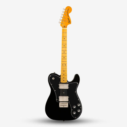 FENDER Squier Classic Vibe 70s Telecaster Deluxe Electric Guitar, Maple FB, Black