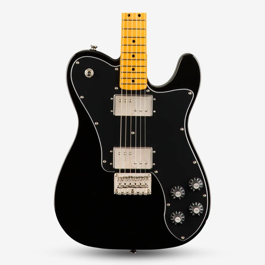 FENDER Squier Classic Vibe 70s Telecaster Deluxe Electric Guitar, Maple FB, Black