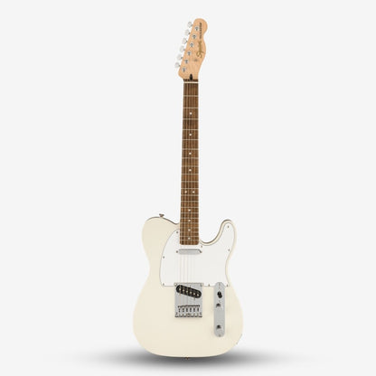 FENDER Squier Affinity Series Telecaster Electric Guitar, Laurel FB, Olympic White