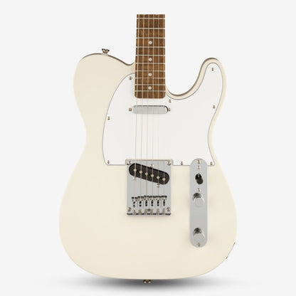 FENDER Squier Affinity Series Telecaster Electric Guitar, Laurel FB, Olympic White