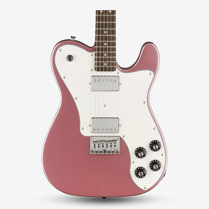 Squier by Fender Affinity Series Telecaster Deluxe Electric Guitar with Double Humbucker (HH) , Laurel FB, Burgundy Mist