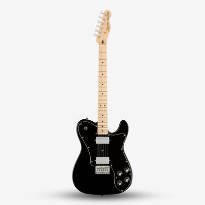 Squier by Fender Affinity Series Telecaster Deluxe Electric Guitar with Double Humbucker (HH) , Maple FB, Black